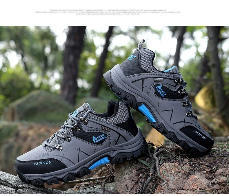 Large Size Men's Shoes, Autum Outdoor Hiking Sports Shoes, 46 Waterproof and Non-Slip Labor Protection Shoes, 47 Construction Site Work, Leisure and Travel